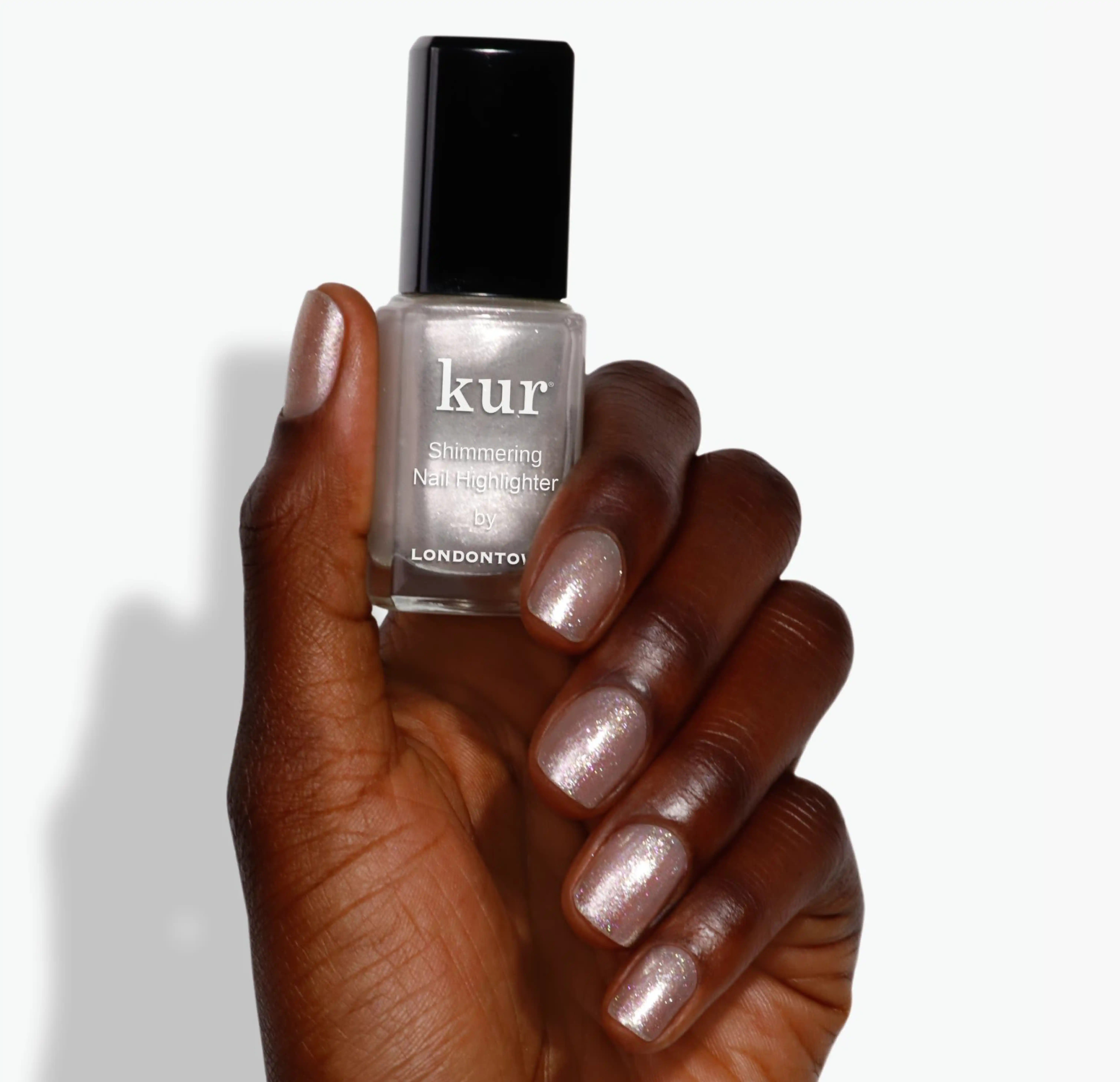 kur Shimmering Nail Highlighters Mirror Ball / kur Мерцающий хайлайтер для ногтей Диско-шар, 12 мл (вид 2)