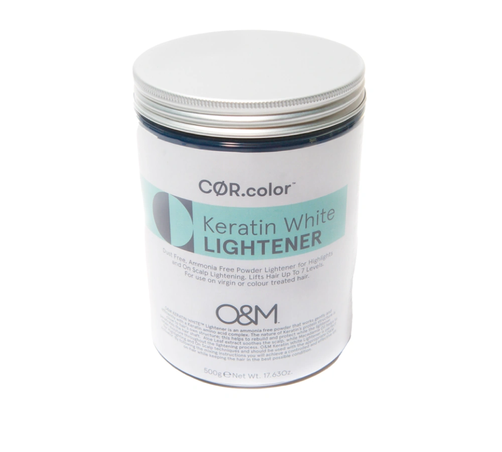 Белая осветляющая пудра COR.color с кератином, 1000г (вид 2)