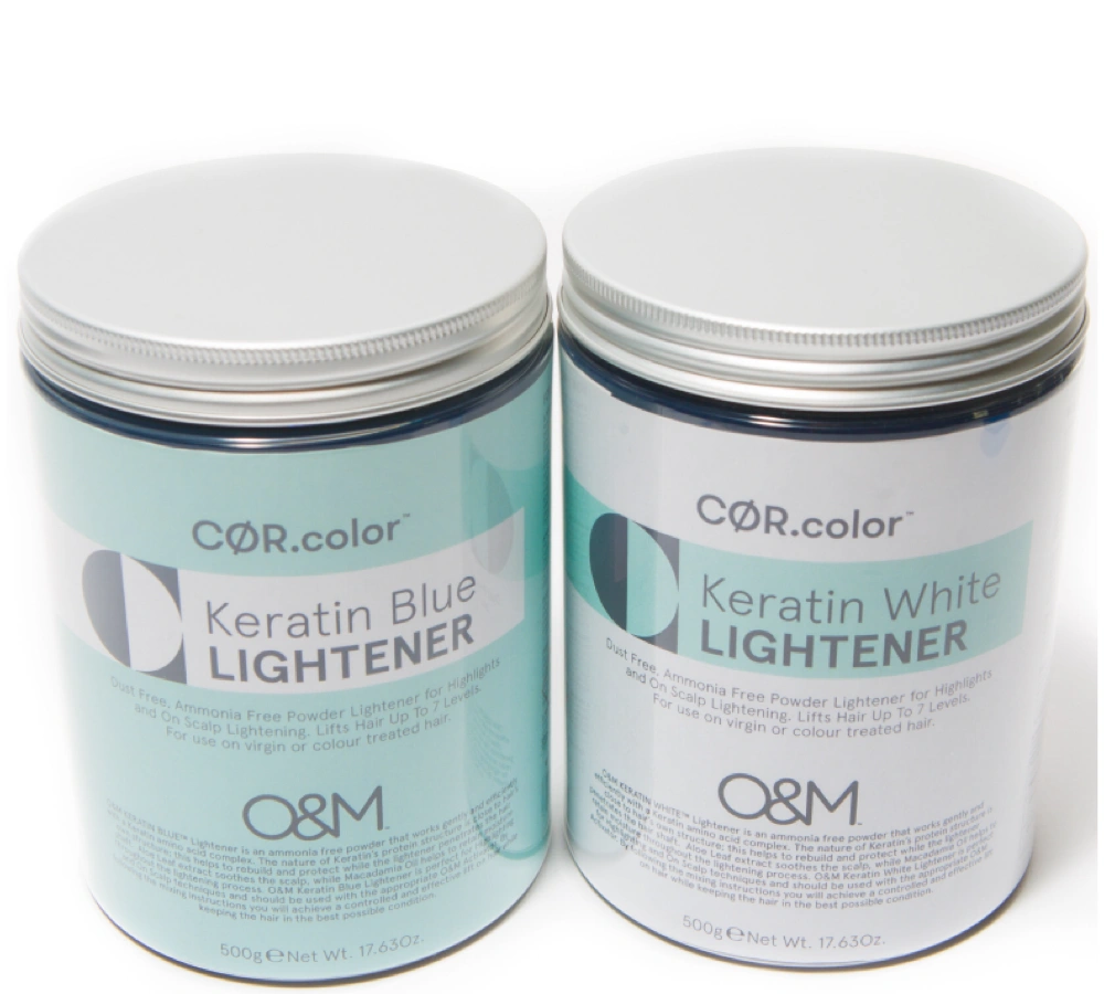 Белая осветляющая пудра COR.color с кератином, 500г (вид 2)
